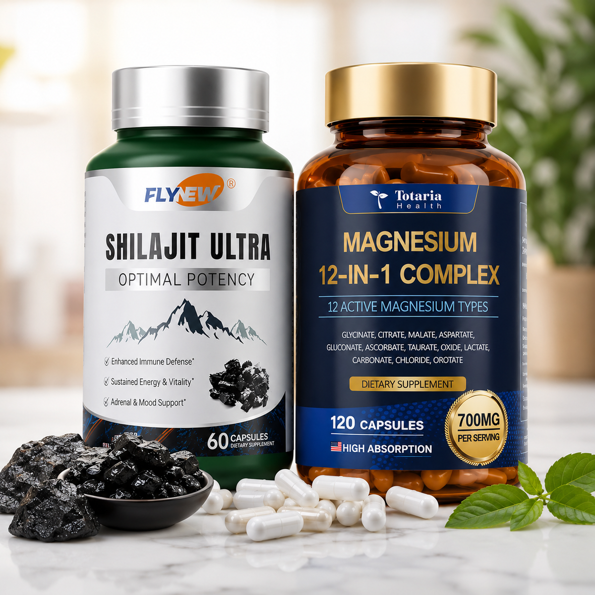 Shilajit Ultra • Magnesio 12en1 | COMBO